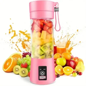 Cordless Portable Blender with USB-C Rechargeable Battery - 21.98oz Large Capacity, 20 High-Speed 304 Stainless Steel Blades, Self-Cleaning & Leakproof Lid with Sip Spout, Ideal for Smoothies & Milkshakes, Blender for Smoothie