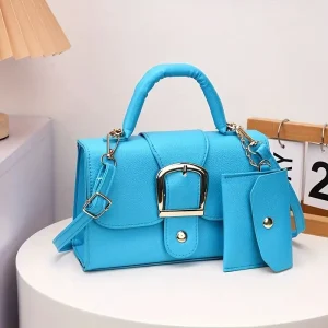 Personalized Rose Letter Custom Name, 3pcs Set. New Color-Blocking High-Appearance Macaron Fashion Tote Bag, Multi-Functional Large Capacity Shoulder & Laptop Bag - Wallet Card Holder Elegant Vintage Design, Suitable for Halloween, Christmas Gifts or