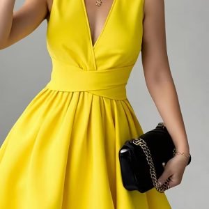 Women'S Elegant Sweater Dress - Long Formal & Everyday Chic Outfit, /Neutral Tones, Fall/Winter Wardrobe Essential for Office, Parties, Casual Events - Women'S Fashion Clothing, Party Attire, Office Wear, Stylish Women