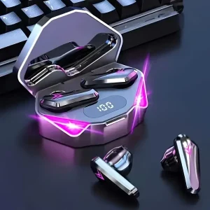 Wireless Earbuds with 5.3 Stereo, 13mm Speaker, 30H Playtime, Noise Cancelling Mic, Type-C Fast Charging Box, Rechargeable Lithium Polymer Battery, USB Charging, for iPhone & Android, Gaming Business Sports Headphones